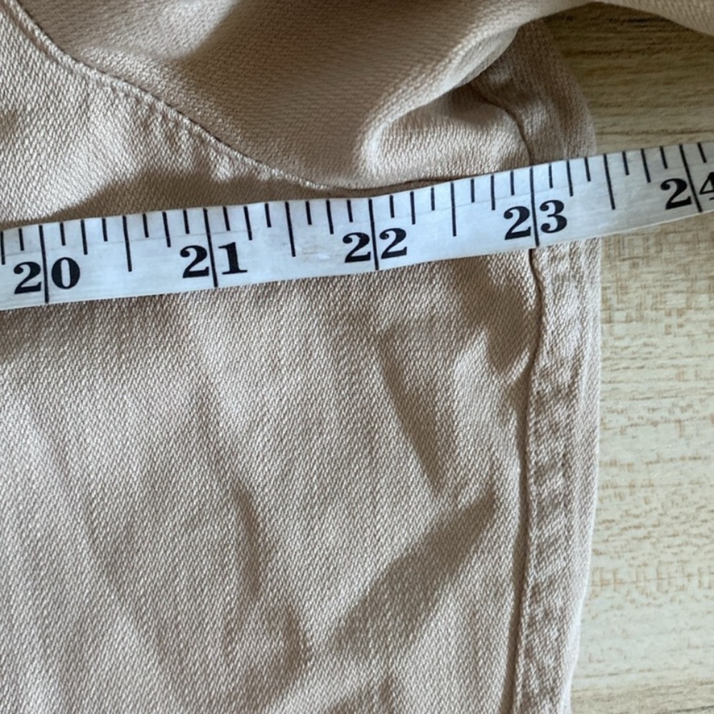Frank & Eileen - Eileen Woven Relaxed Button Up Shirt Sand Tattered Medium - Picture 8 of 10
